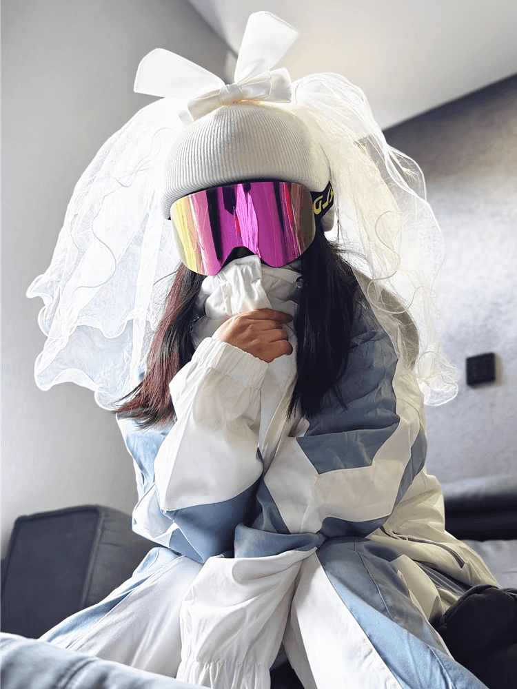 AOIZZ™ Motorcycle Helmet Veil Decoration