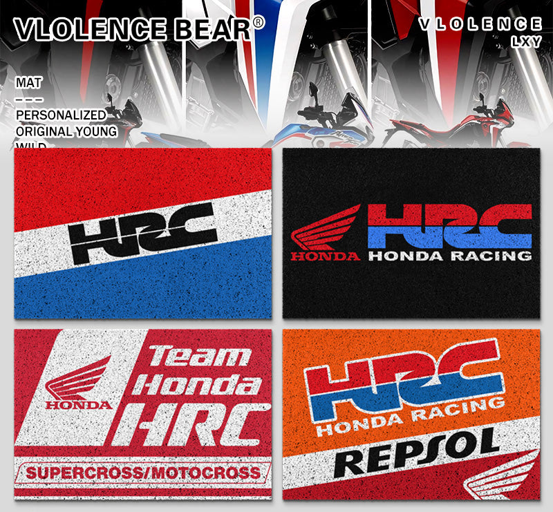 VIOLENCE BEAR™ Motorcycle Racing-Themed Custom Floor Mat