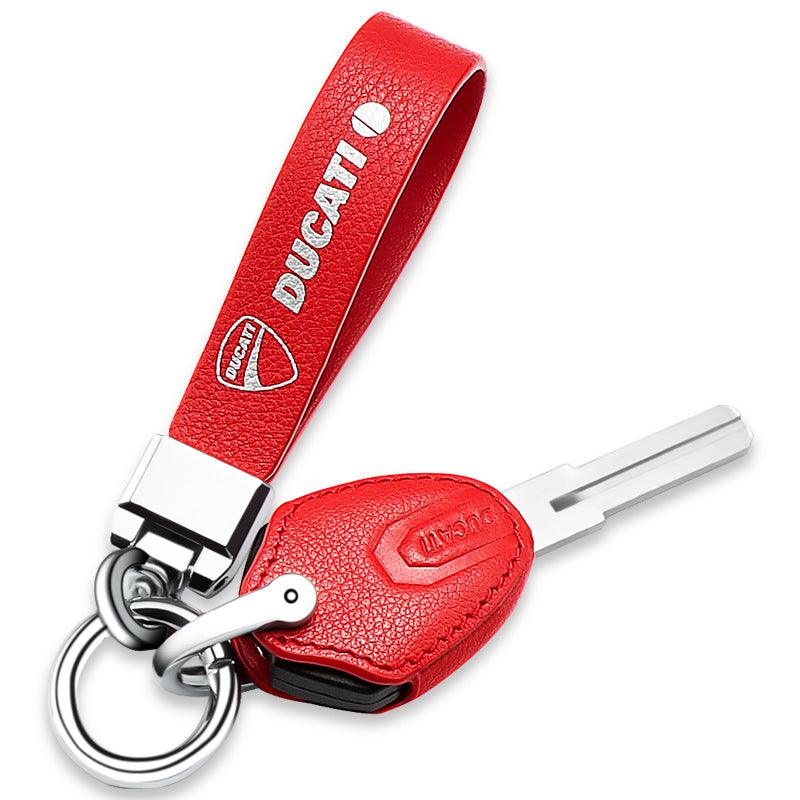 DUCATI Motorcycle Handmade Genuine Leather Key Case B