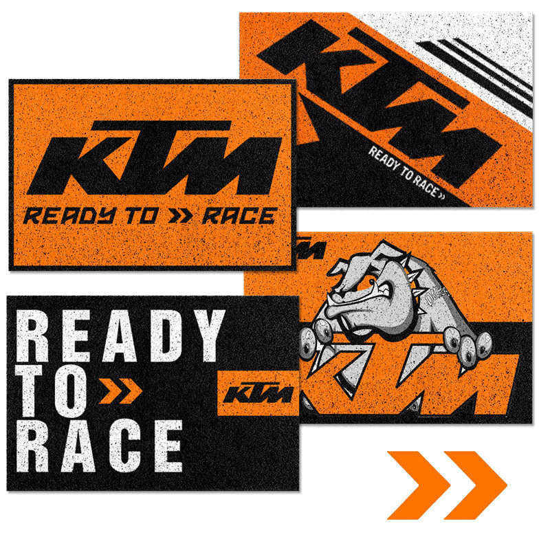 VIOLENCE BEAR™ Motorcycle Racing-Themed Custom Floor Mat