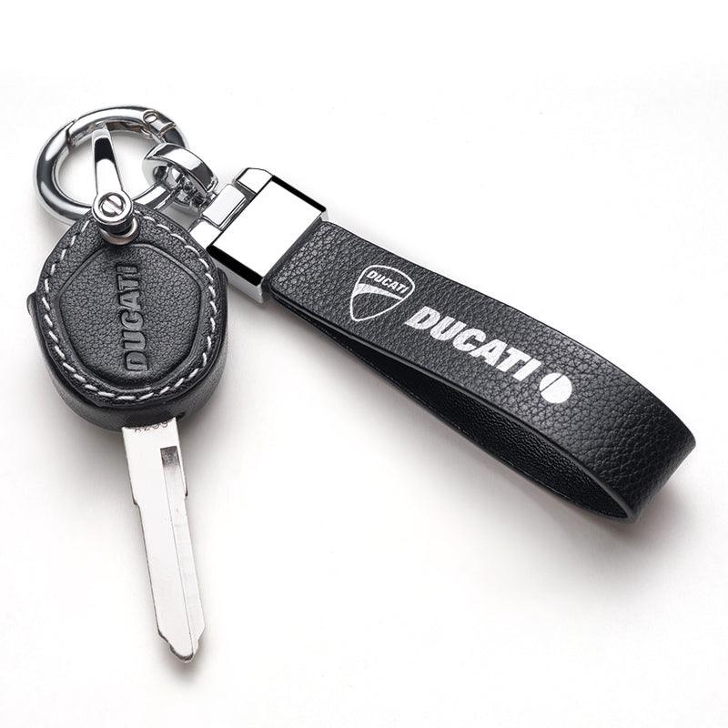 DUCATI Motorcycle Handmade Genuine Leather Key Case