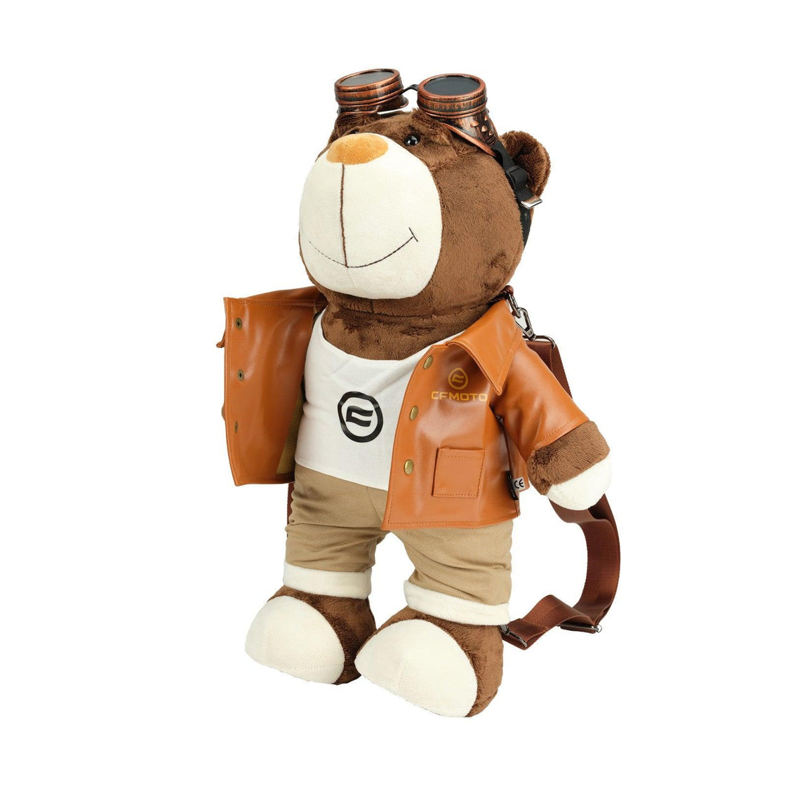 Motorcycle Bear Backpack Ornament