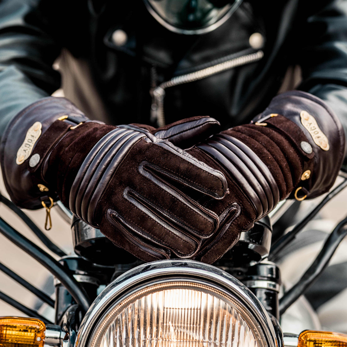 FOGY™ Winter Leather Motorcycle Gloves