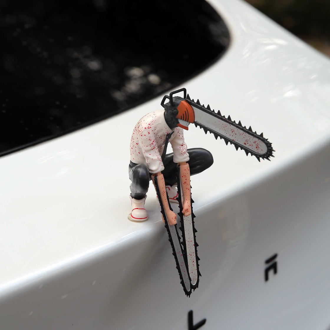 Chainsaw Man Motorcycle Figurine