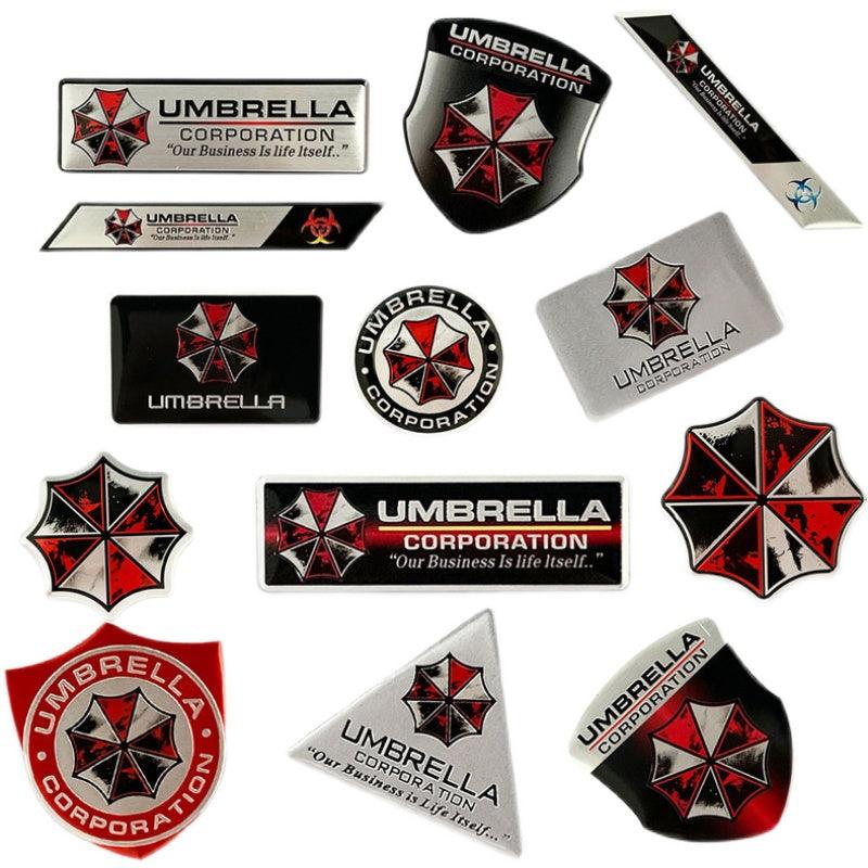 Resident Evil Umbrella Corporation Metal Badge