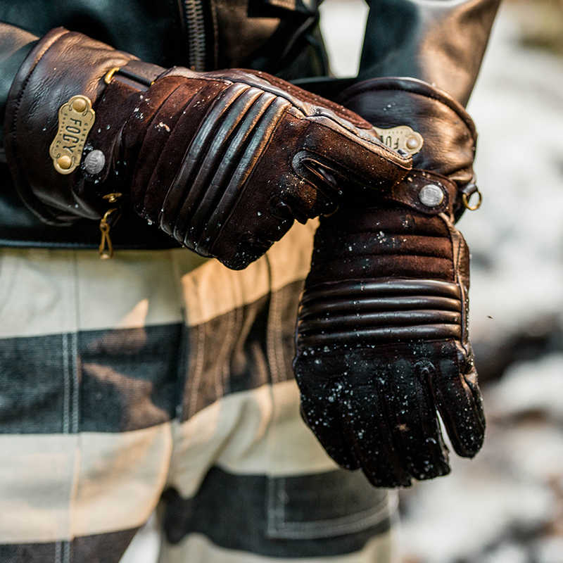 FOGY™ Winter Leather Motorcycle Gloves