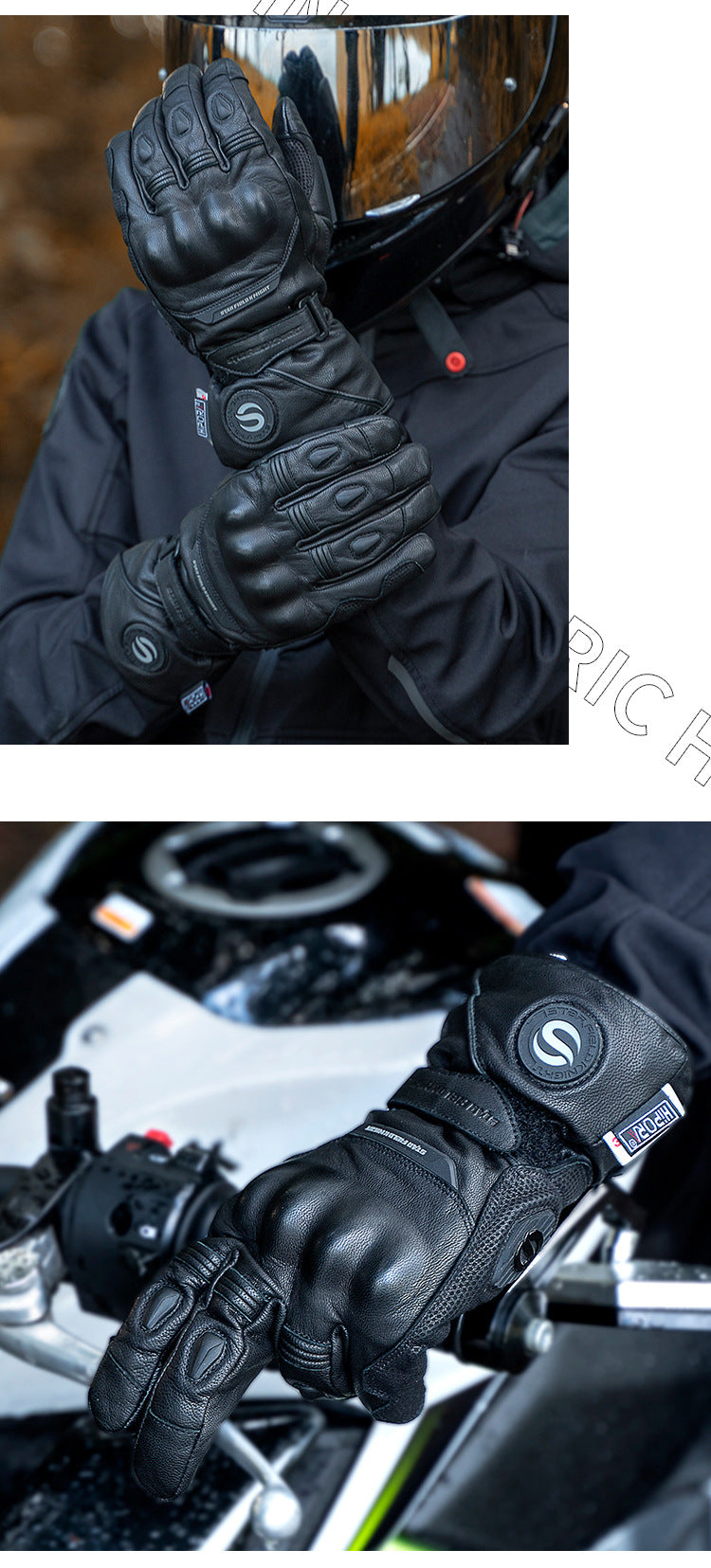 STAR FIELD KNIGHT™ Heated Motorcycle Winter Gloves