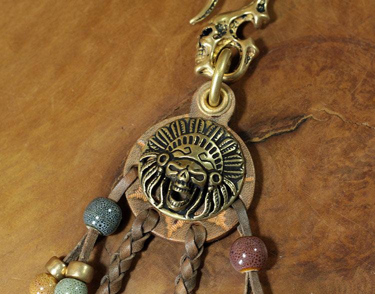 Original Handcrafted Indian Leather Pendant