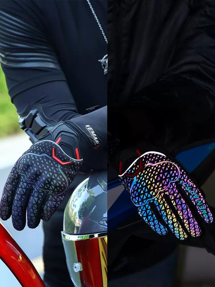 VEMAR™ Night Elf Reflective Motorcycle Gloves