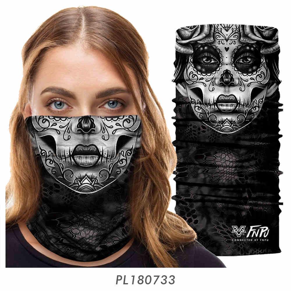 Witch Tattoo-Style Personalized Motorcycle Face Mask