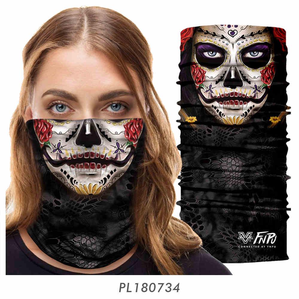 Witch Tattoo-Style Personalized Motorcycle Face Mask