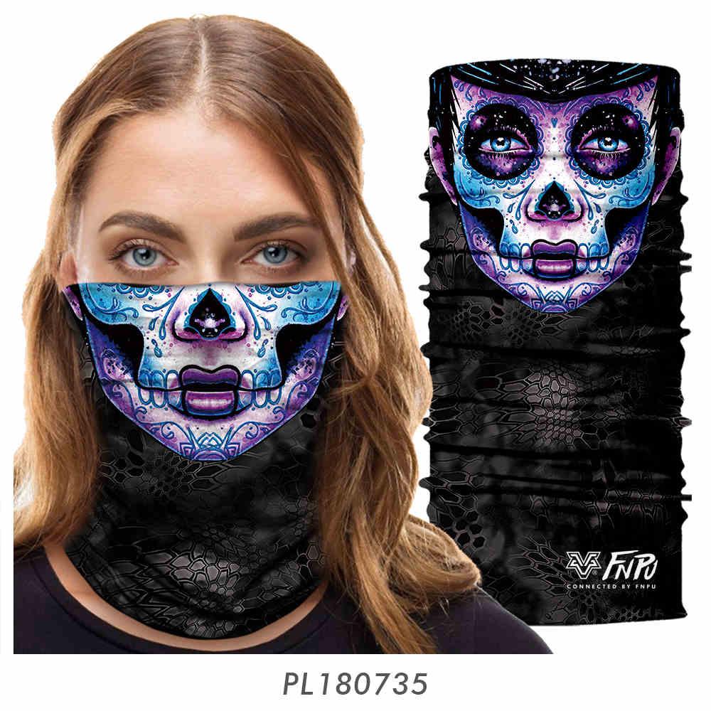 Witch Tattoo-Style Personalized Motorcycle Face Mask