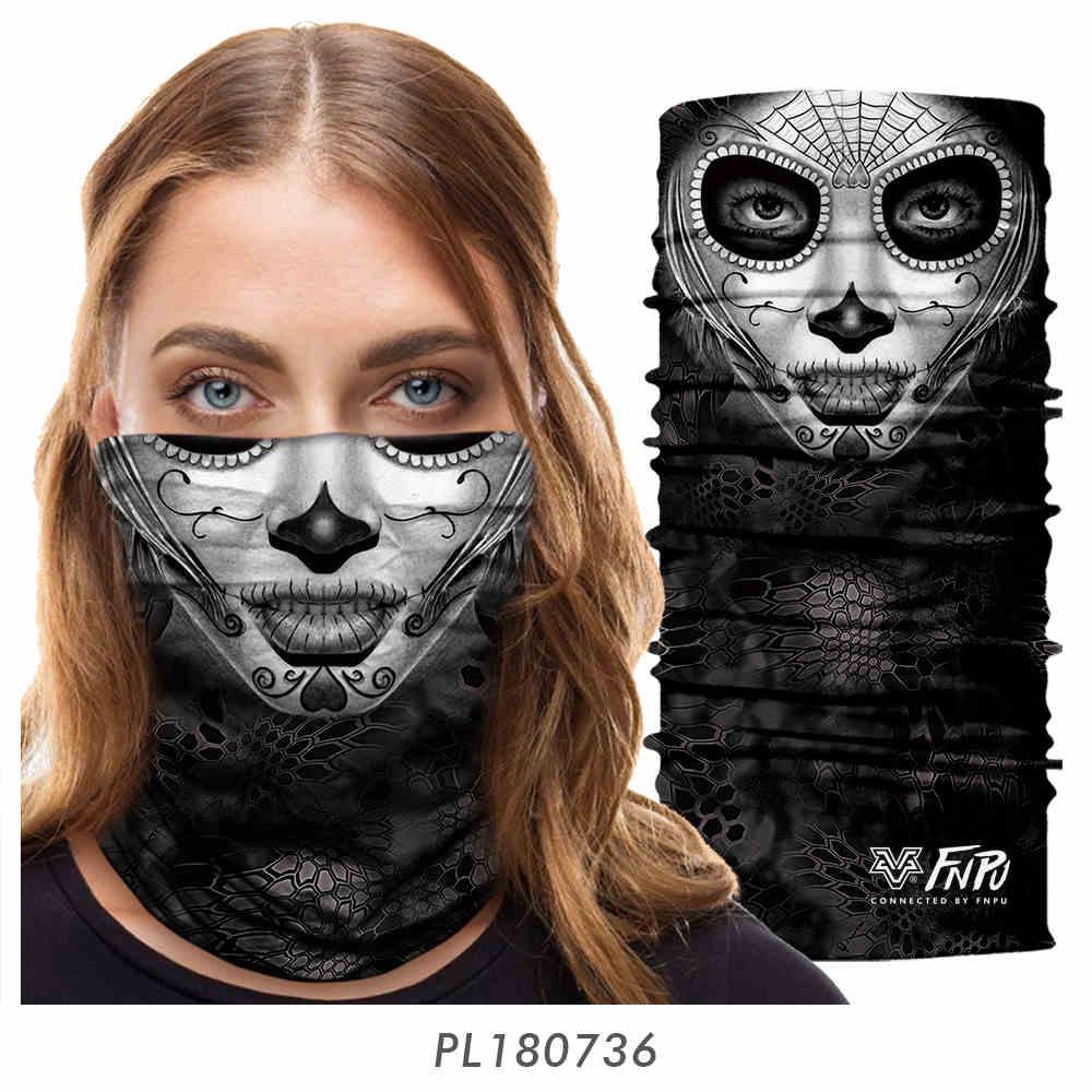 Witch Tattoo-Style Personalized Motorcycle Face Mask