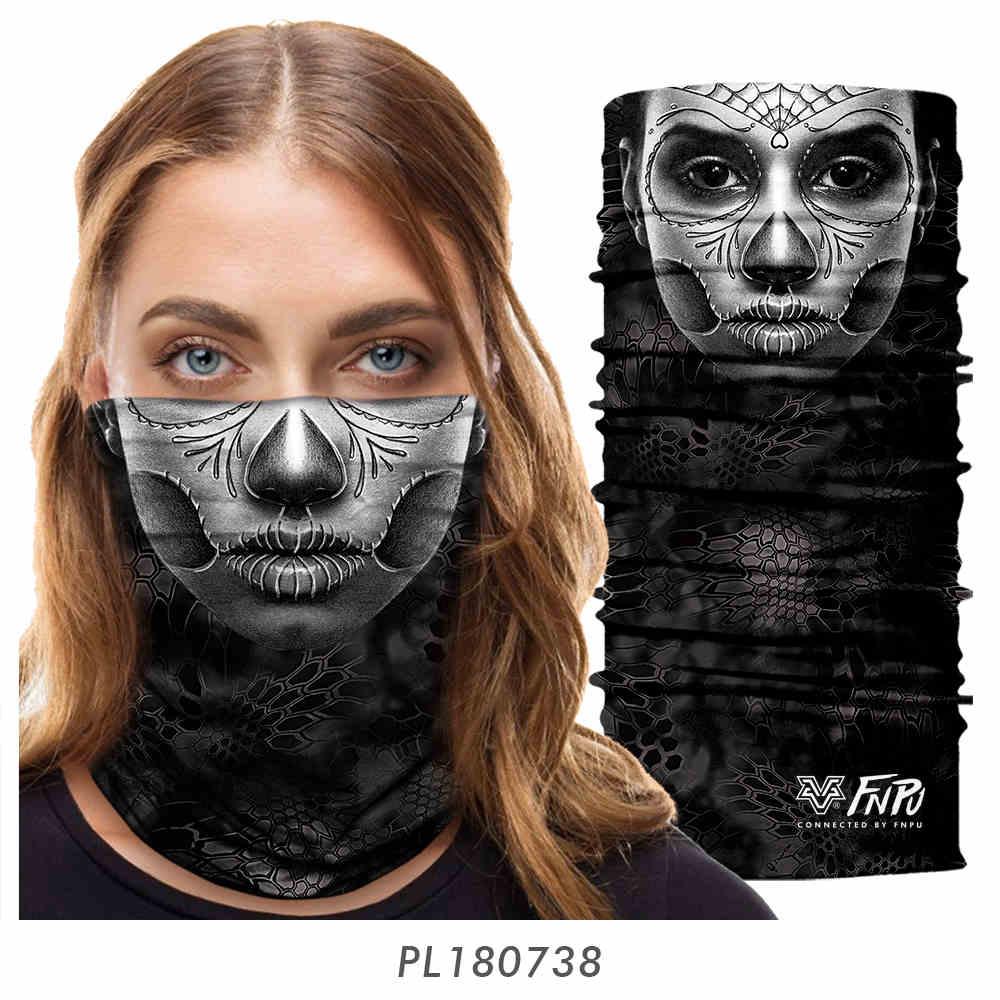 Witch Tattoo-Style Personalized Motorcycle Face Mask