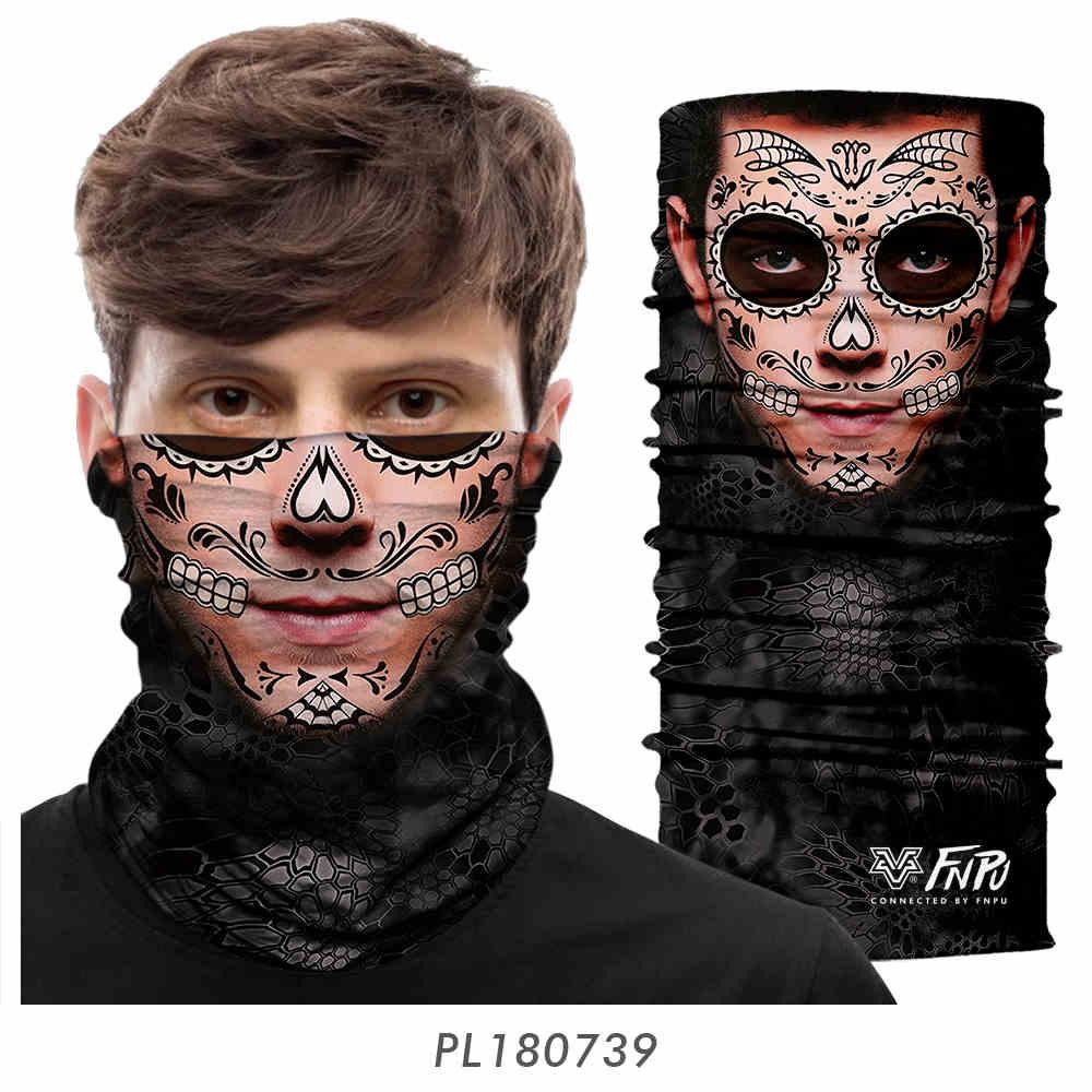 Witch Tattoo-Style Personalized Motorcycle Face Mask