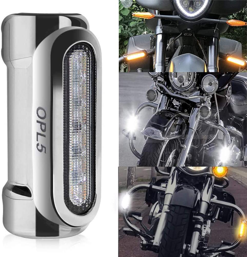 Motorcycle Modified LED Crash Bar Lights and Bumper Turn Signal Lights