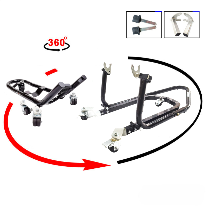 Liou Stand™ Motorcycle Paddock Stand Dolly Mover