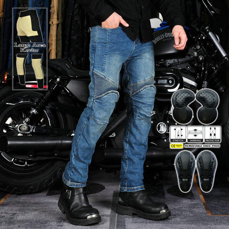 LOONG BIKER™ EmpowerRider Kevlar Motorcycle Jeans For Men