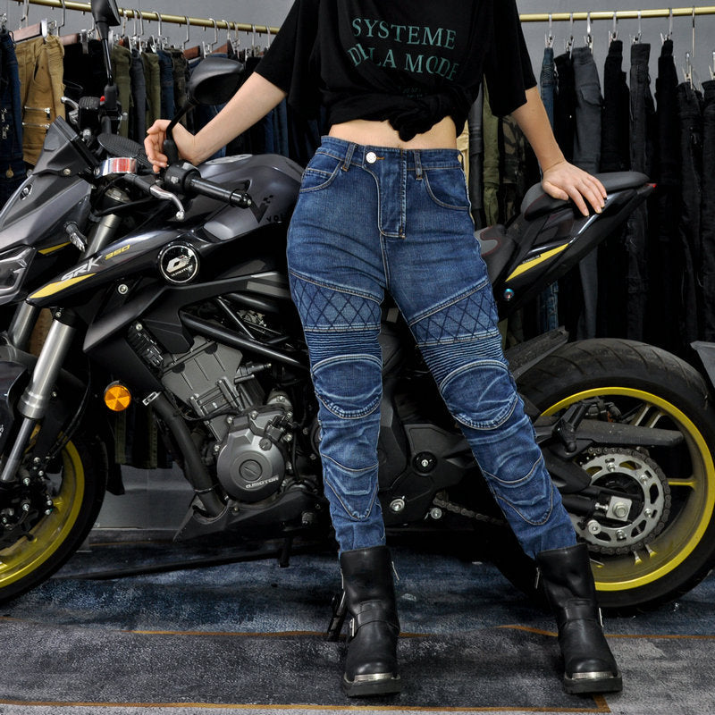 LOONG BIKER™ Cross Fire Kevlar Motorcycle Jeans for Women