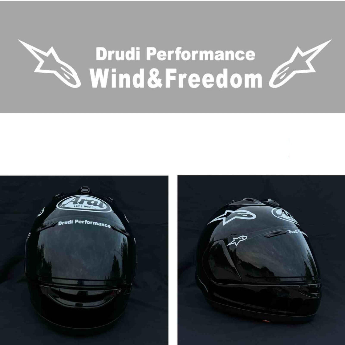 Motorcycle Helmet Decal