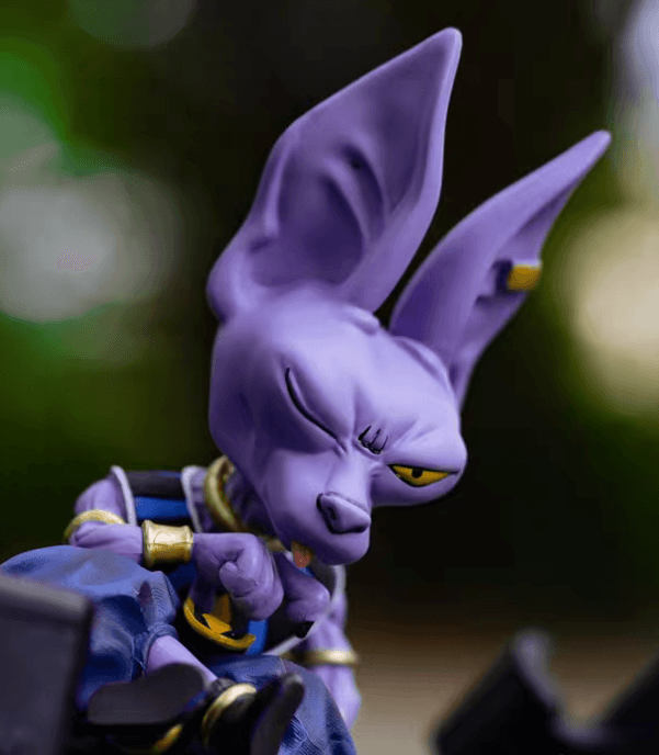 Destruction God Beerus Motorcycle Figurine