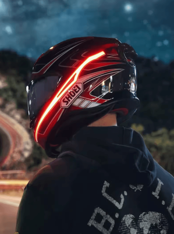 Sci-Fi Waterproof Chargable Motorcycle Helmet Light Strip