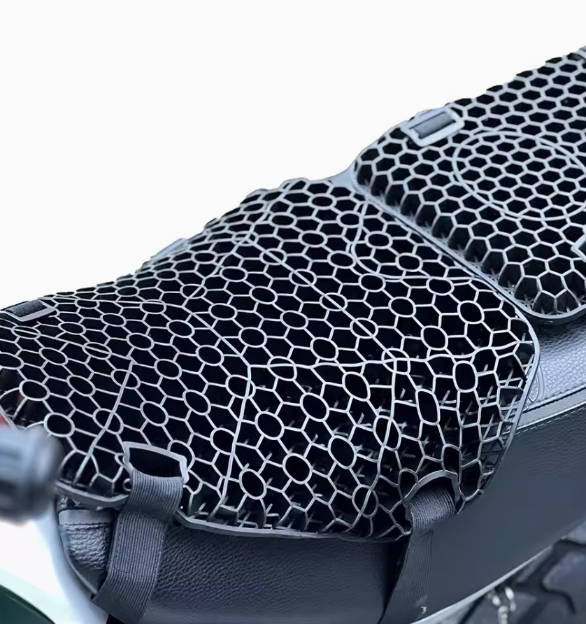 Motorcycle Honeycomb Technology Shock-Absorbing Breathable Seat Cushion