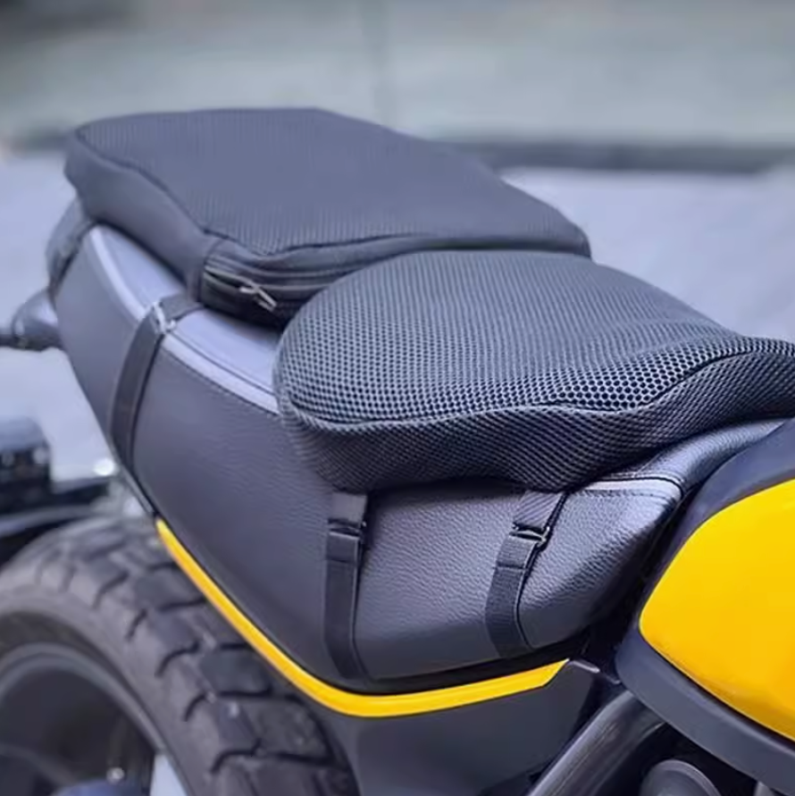 Motorcycle Honeycomb Technology Shock-Absorbing Breathable Seat Cushion