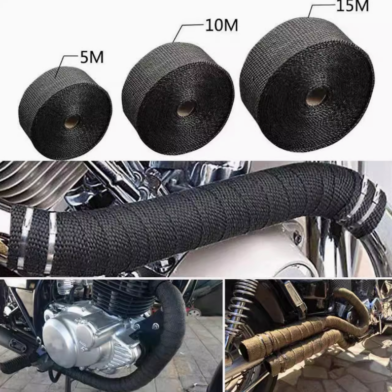 Motorcycle Exhaust Pipe Anti-Scald Heat Wrap