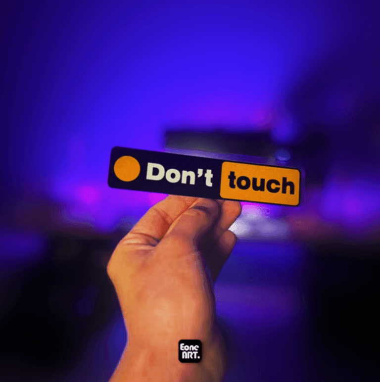 Don't Touch-Sticker