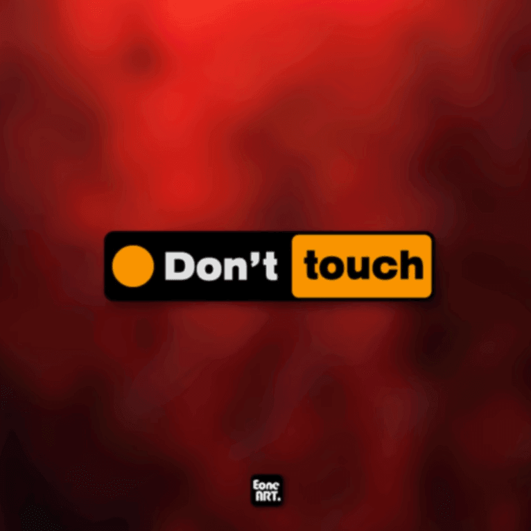 Don't Touch-Sticker