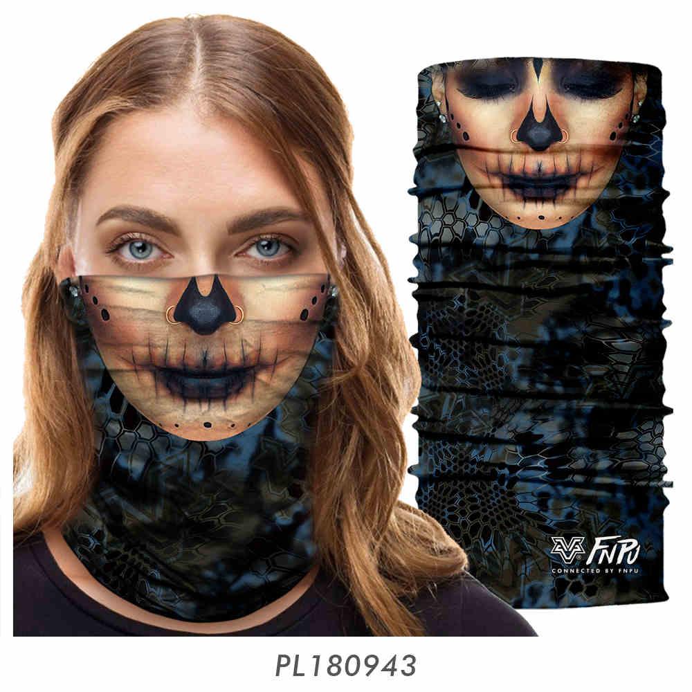 Witch Tattoo-Style Personalized Motorcycle Face Mask