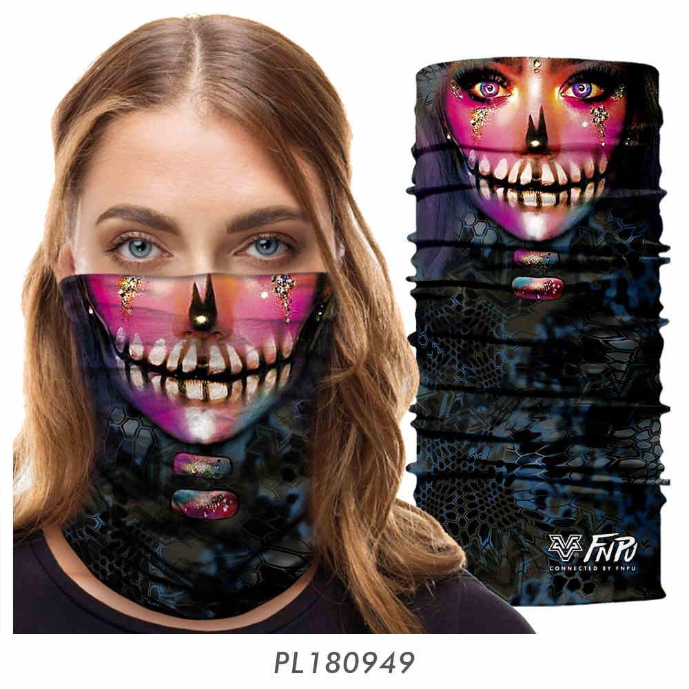 Witch Tattoo-Style Personalized Motorcycle Face Mask