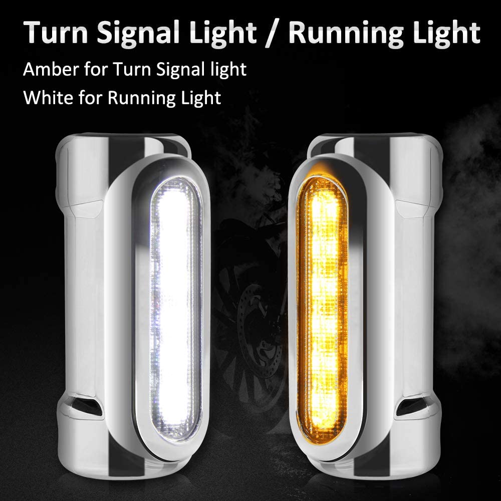 Motorcycle Modified LED Crash Bar Lights and Bumper Turn Signal Lights