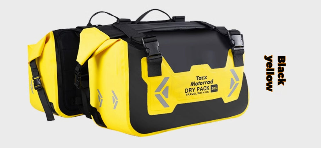 TACX™ 2-in-1 Detachable Waterprof Motorcycle Saddlebag / Pannier Bag