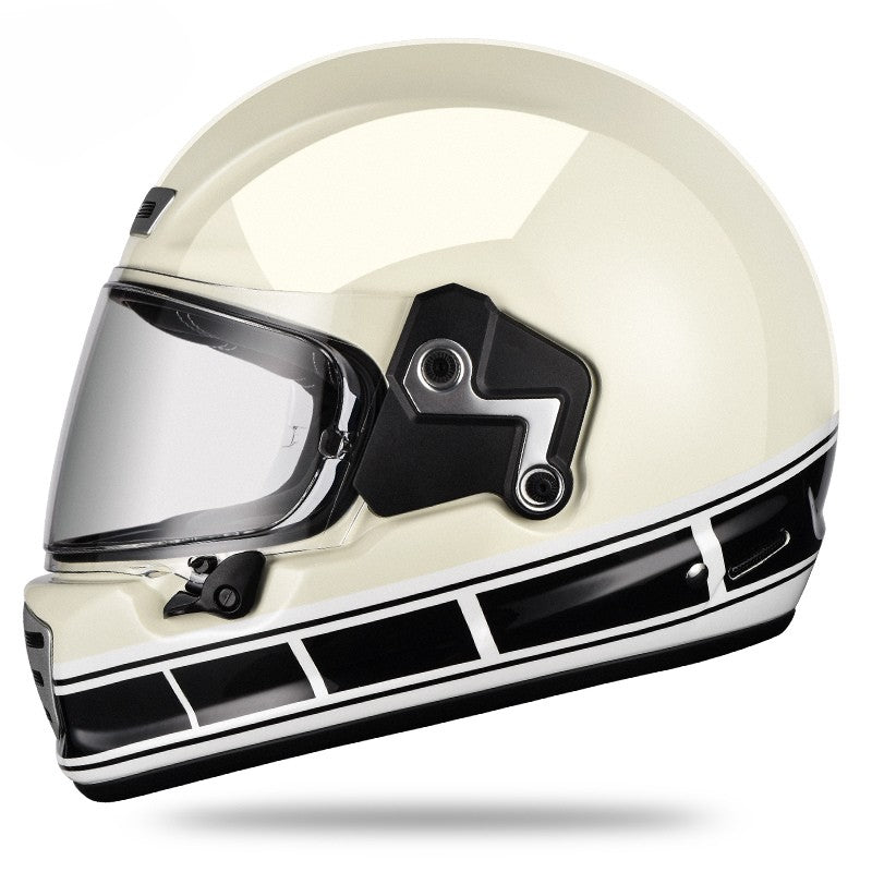 AMZ™ Retro Carbon Fiber Fiberglass Helmet