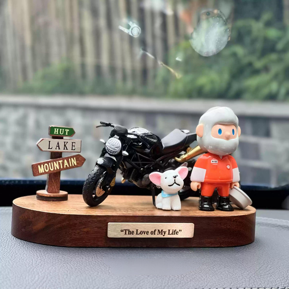 Original Handmade Motorcycle Figurine Gift Decoration