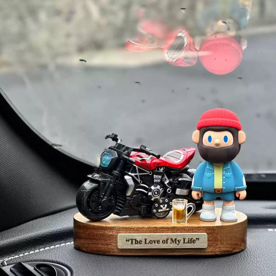 Original Handmade Motorcycle Figurine Gift Decoration