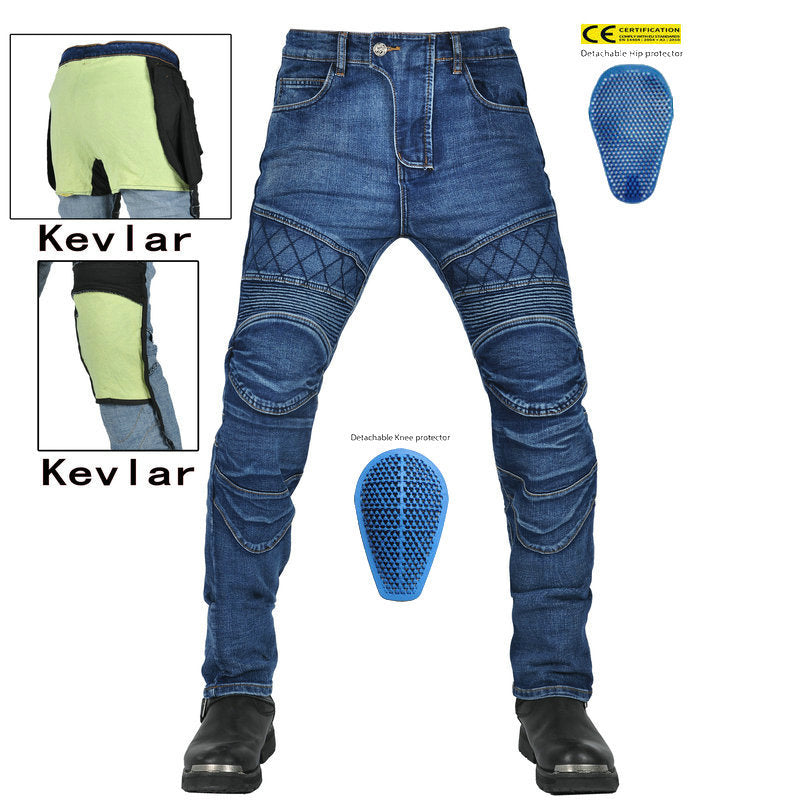 LOONG BIKER™ Cross Fire Kevlar Motorcycle Jeans for Men