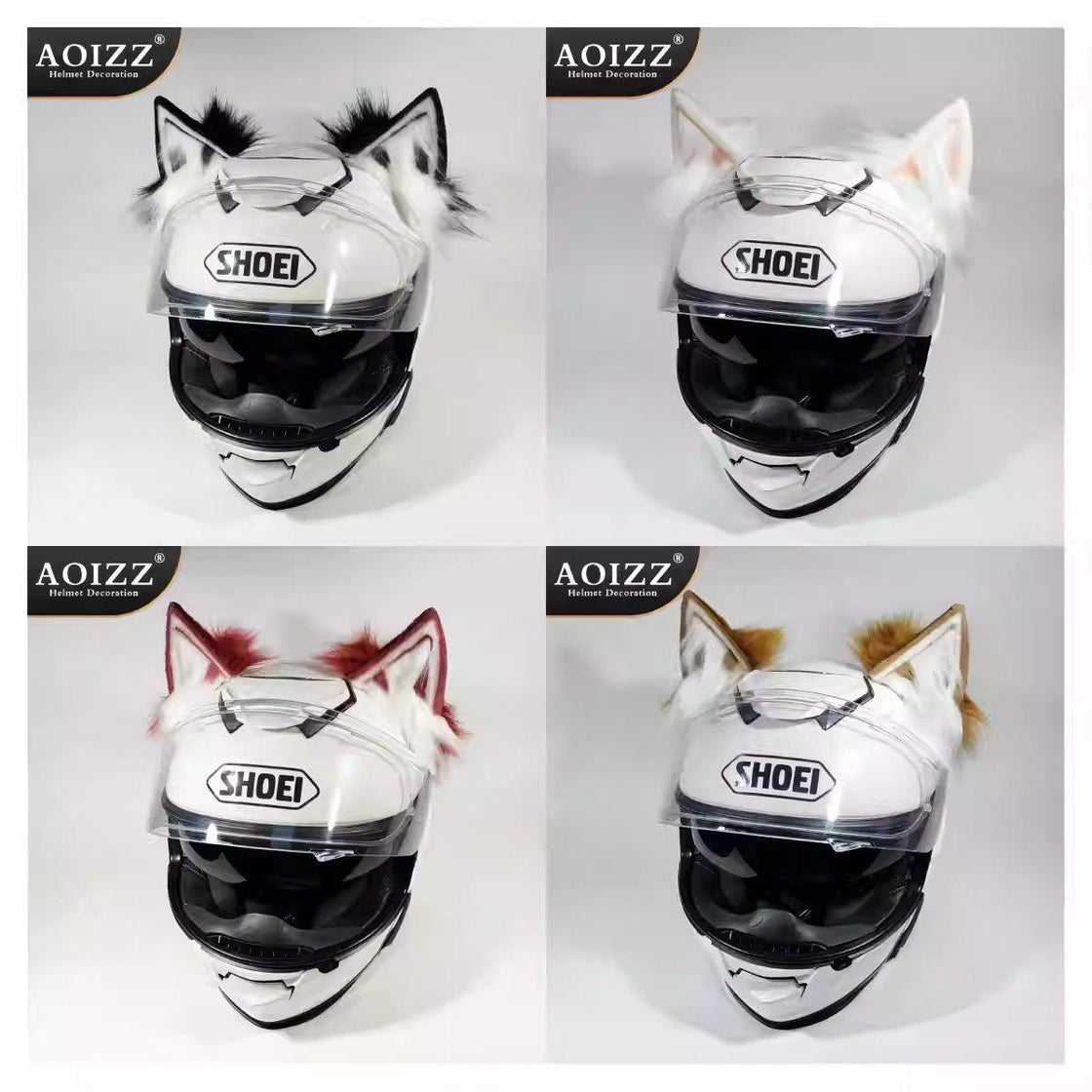 AOIZZ™ Handmade Cat Ear Helmet Decoration