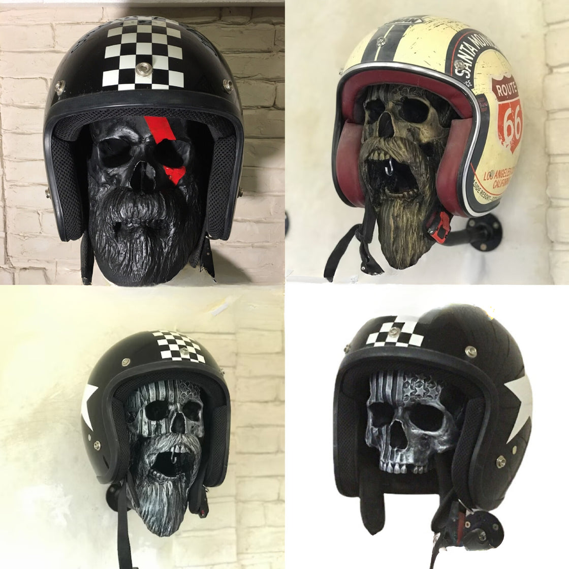 Creative Motorcycle Helmet Storage Rack