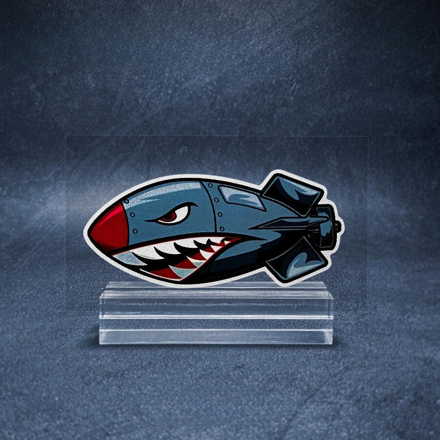 "Shark Missile" Sticker