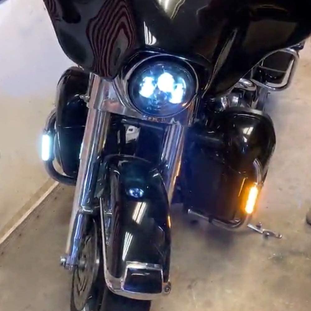 Motorcycle Modified LED Crash Bar Lights and Bumper Turn Signal Lights