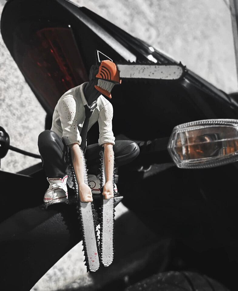 Chainsaw Man Motorcycle Figurine