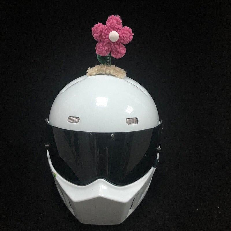 Little Flower Motorcycle Helmet Charm