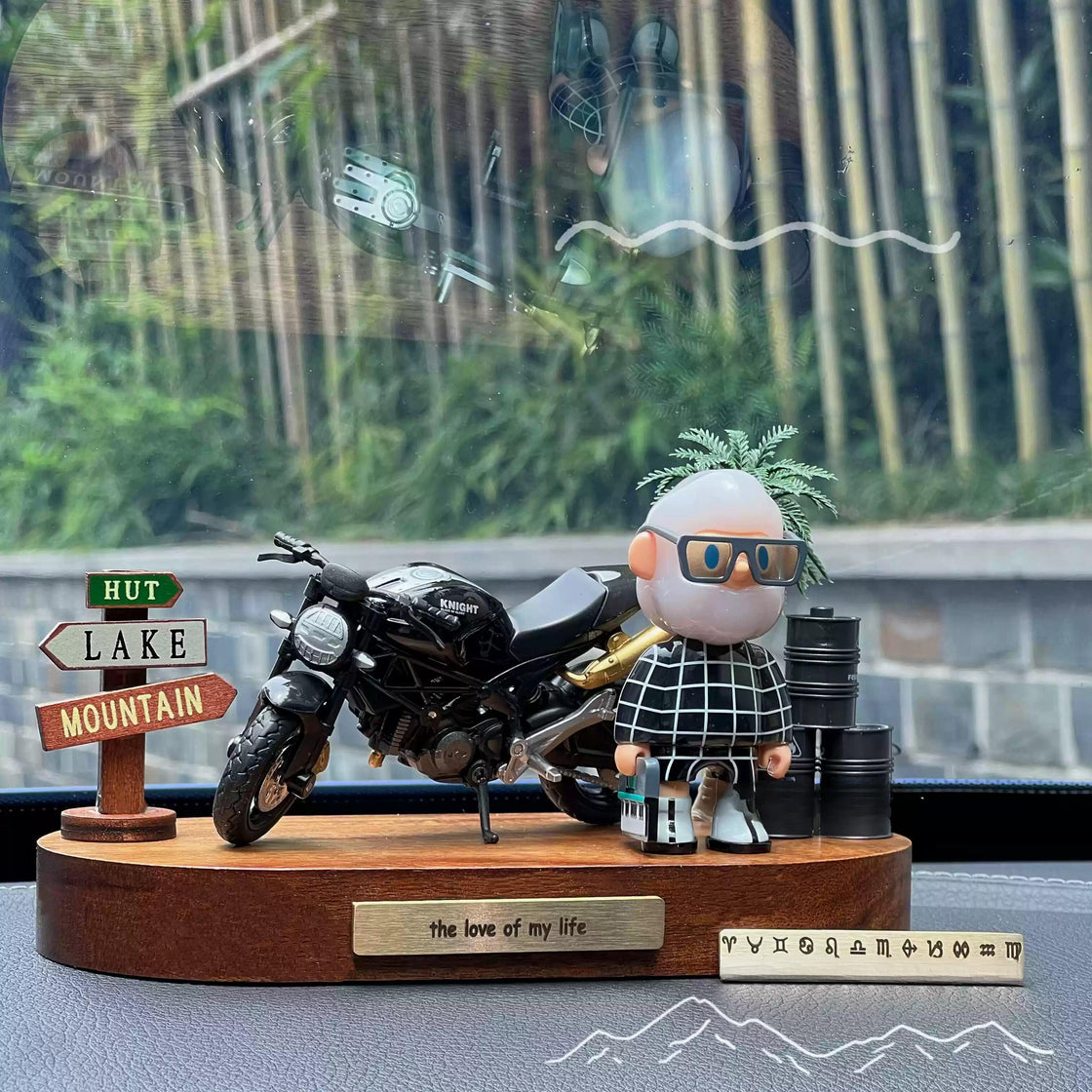 Original Handmade Motorcycle Figurine Gift Decoration