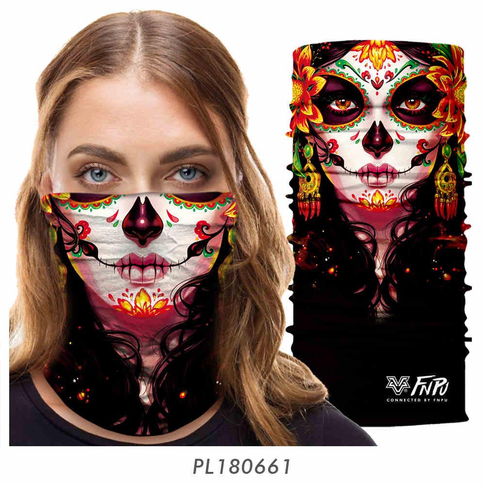 Witch Tattoo-Style Personalized Motorcycle Face Mask