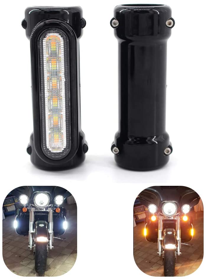 Motorcycle Modified LED Crash Bar Lights and Bumper Turn Signal Lights