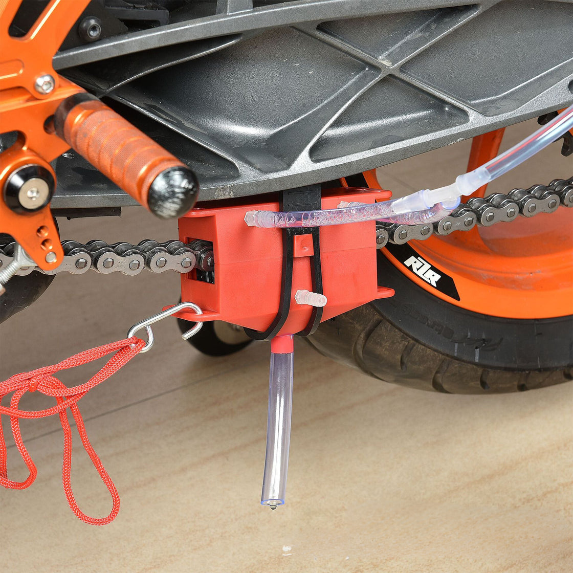 Motorcycle Chain Cleaning and Maintenance Tool