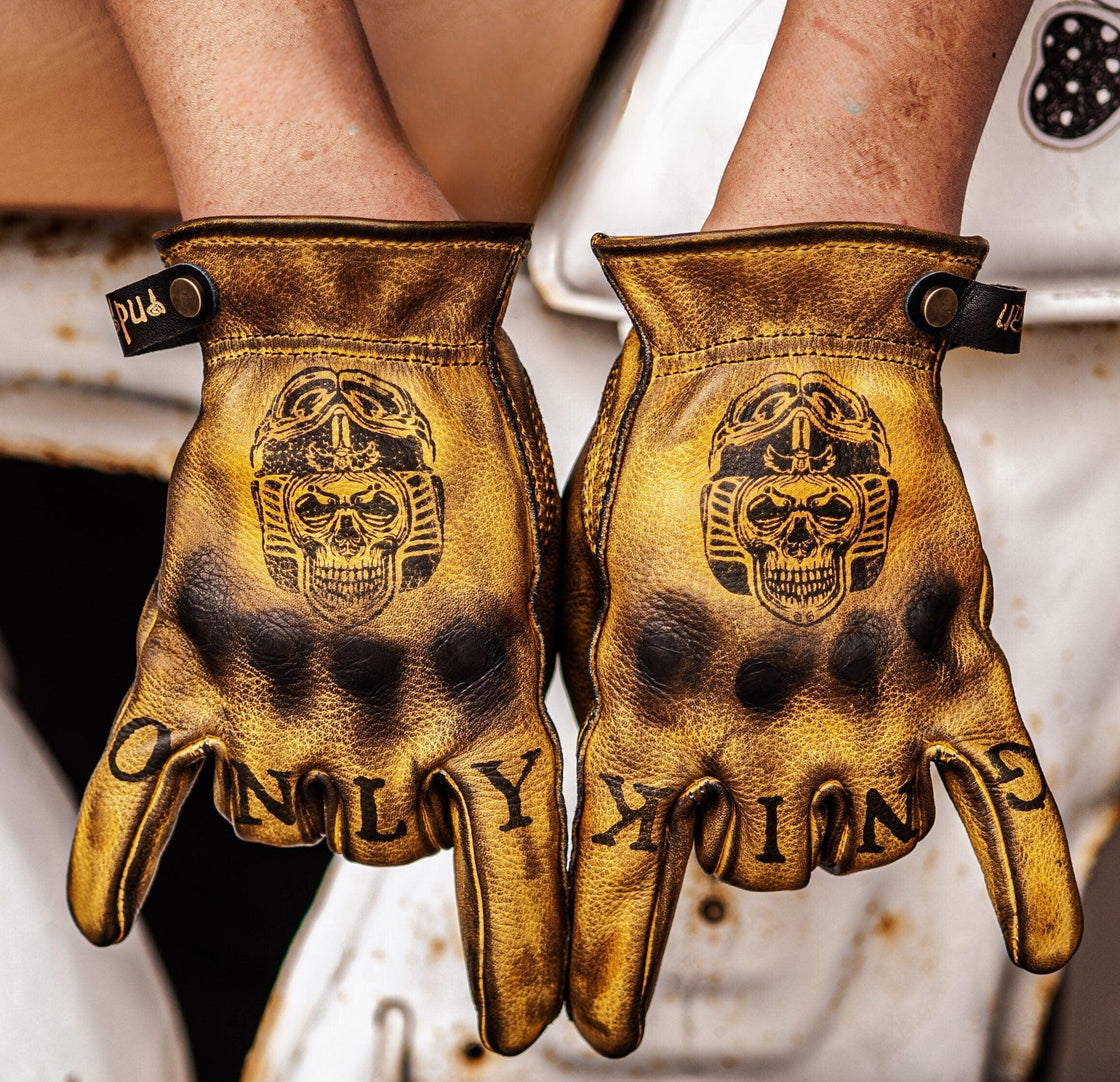 Indian Monkey™ Handcrafted AAA Class Cowhide Gloves